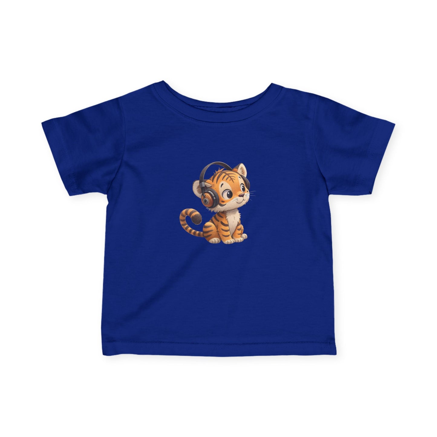 Cute Kitty Headphones Infant Tee, Baby T-Shirt, Toddler Shirt, Kids Apparel, Gift for Baby Shower, Birthday