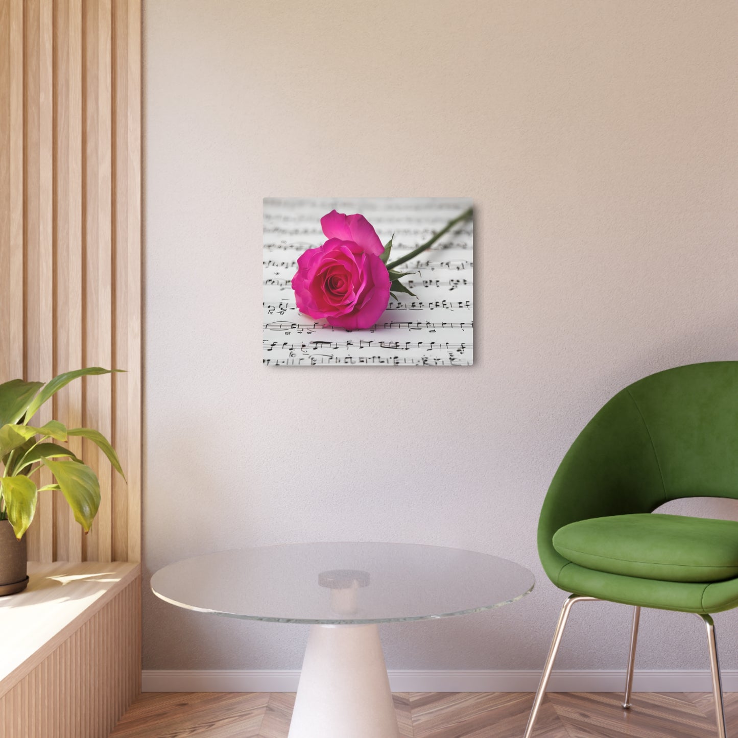 Elegant Floral Metal Art Sign - Pink Rose on Sheet Music Wall Décor, Perfect Gift for Music Lovers, Home Decor, Mother’s Day, Wedding, [...]