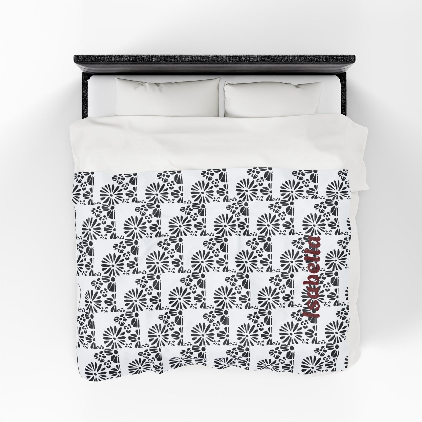 Cozy Personalized Plush Blanket Sophia