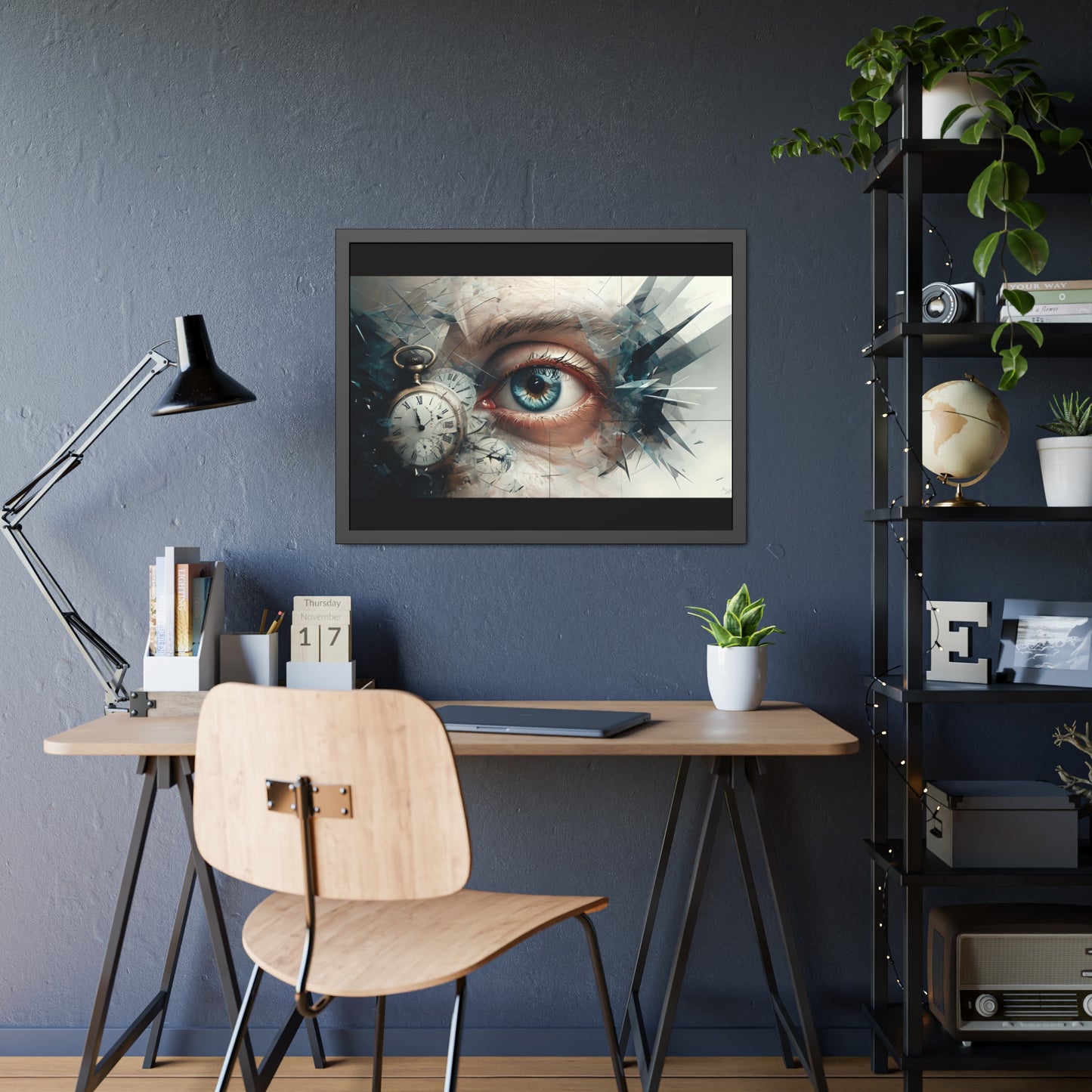 Surreal Eye Art Framed Poster