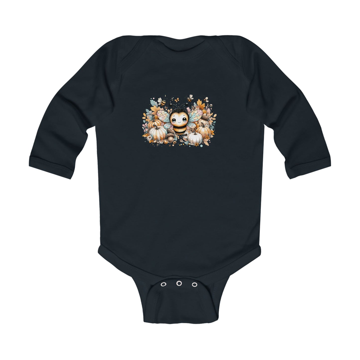Adorable Infant Long Sleeve Bodysuit with Cute Animal Design, Baby Shower Gift, Fall Outfit, Newborn Clothing, Halloween Baby Wear