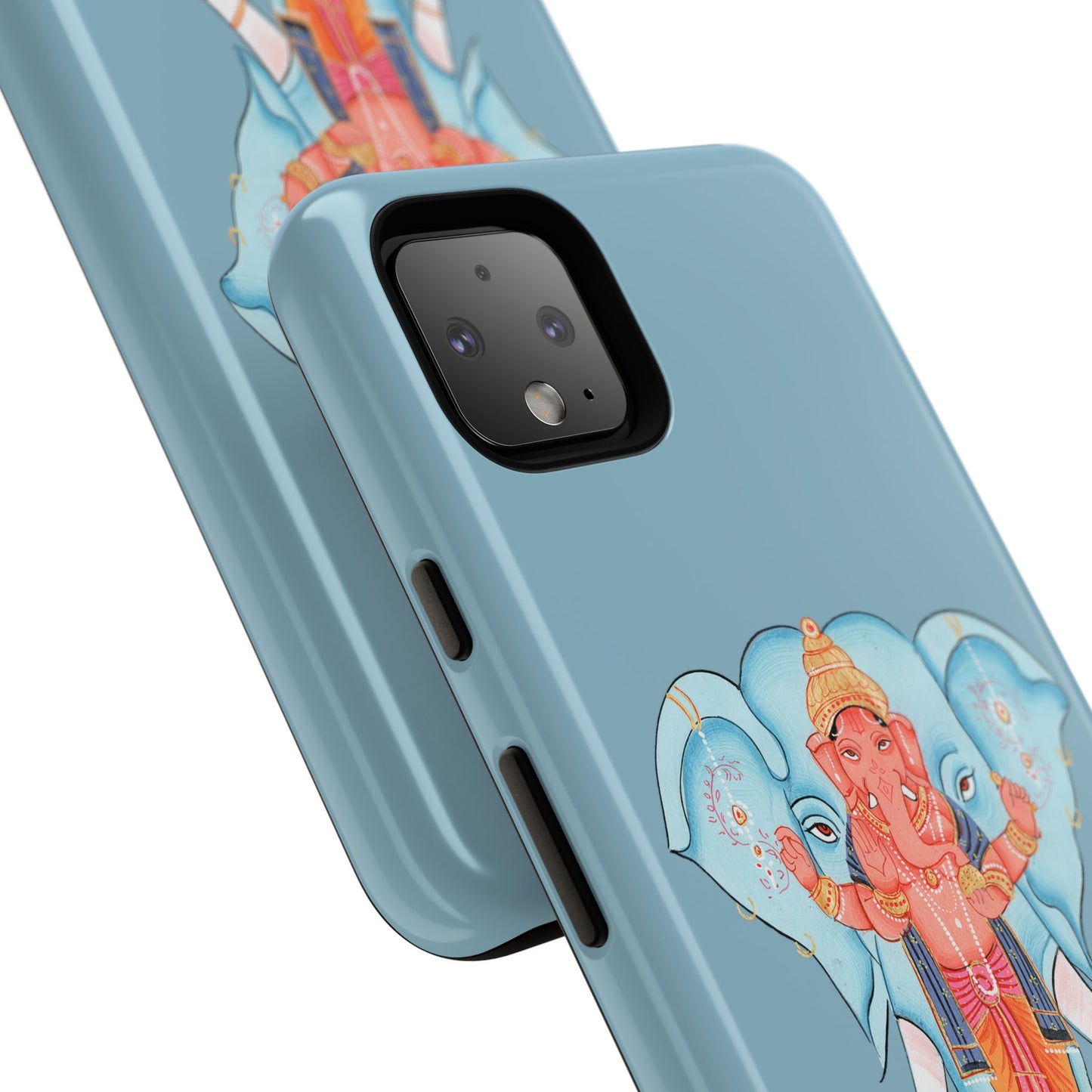 Tough Cases: Ganesh-Inspired Phone Case, Bohemian Phone Cover, Hindu Art Accessory, Festival Gift, Protective Phone Shell