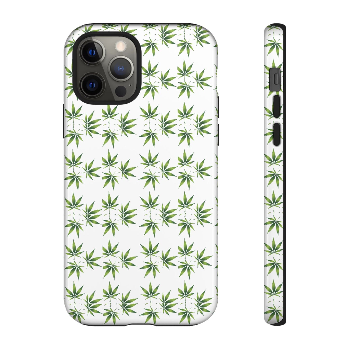 Stylish Phone Case with Cannabis Leaf Design, Durable Phone Cover, Gift for Stoner Friends, Unique Phone Accessory, Nature-Inspired Design