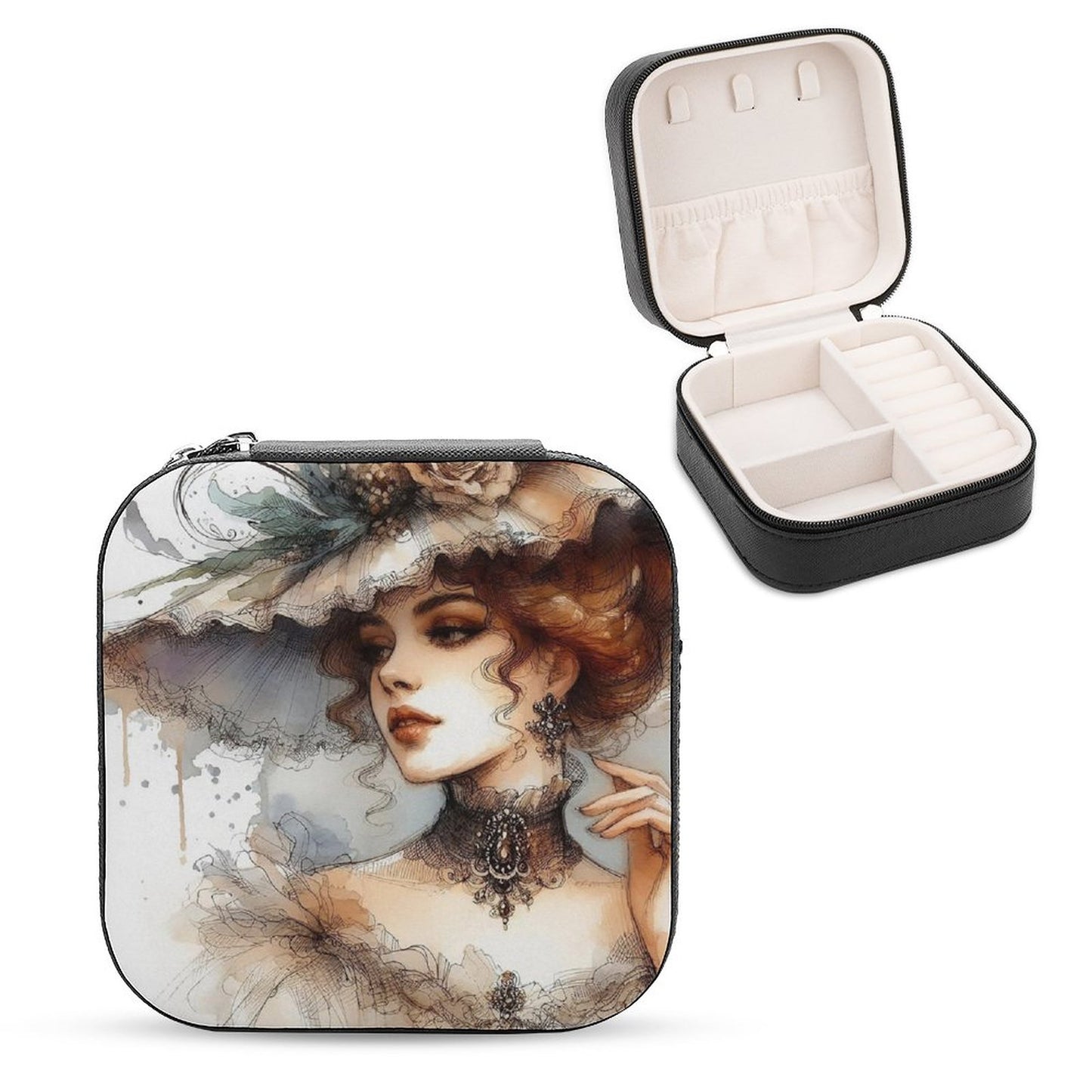 Portable Stackers Jewellery Box Old Time Girl