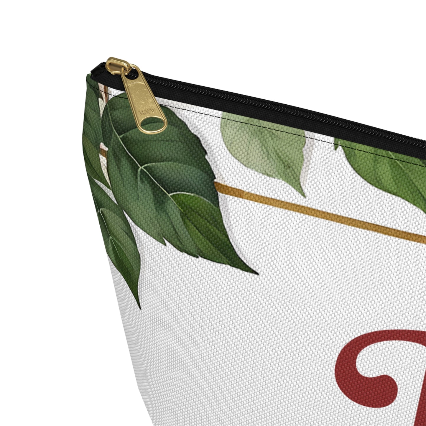 Copy of Personalized Floral Accessory Pouch, Makeup Bag, Gift for Her, Initial Pouch, Travel Organizer, Custom Cosmetic Bag