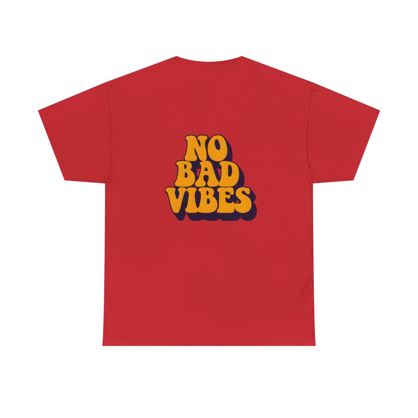 Good Vibes Only Unisex Heavy Cotton Tee, Casual Tee, Positive Message Shirt, Summer Fashion, Gift for Friends, Outdoor Wear