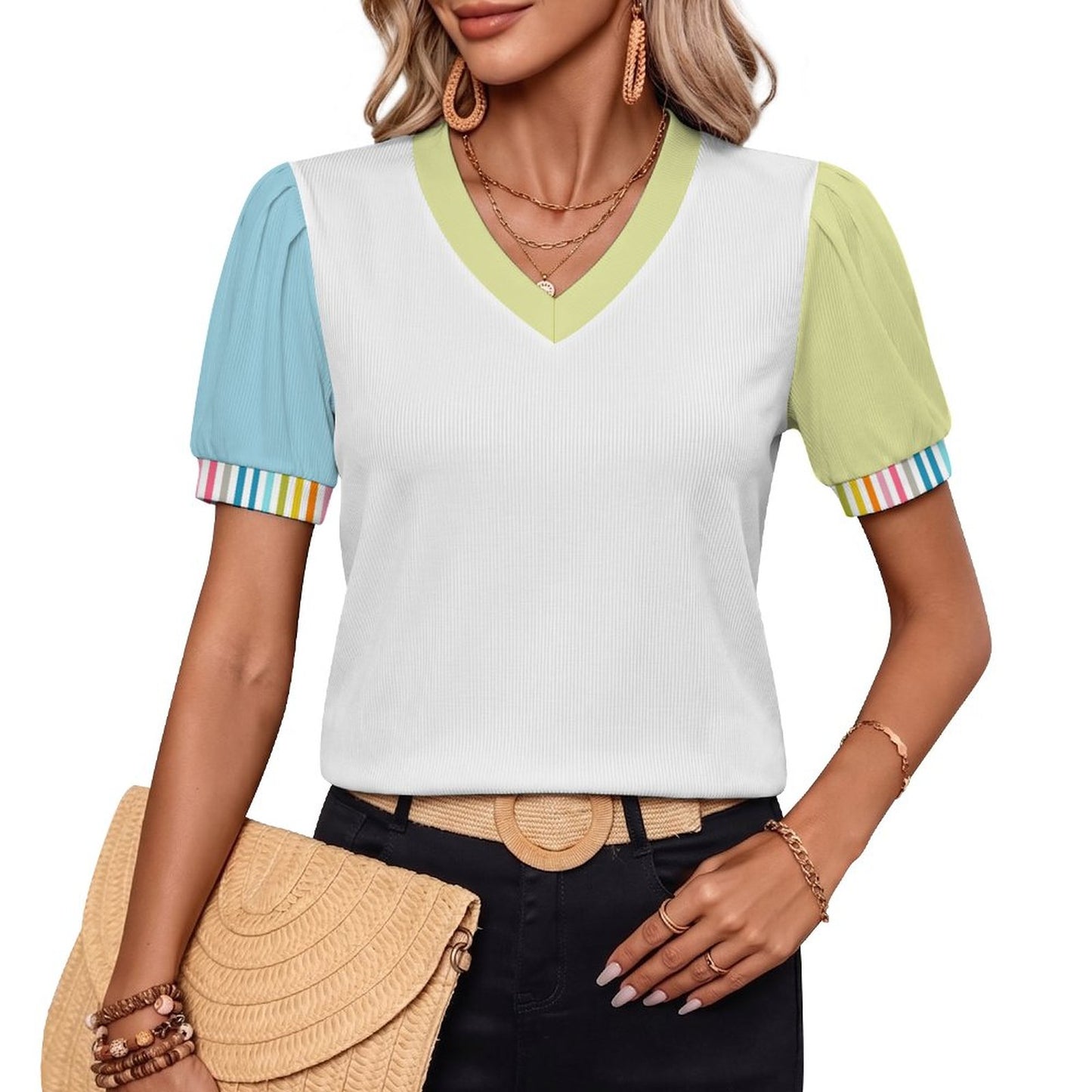 Women's Bubble Sleeve T-Shirt