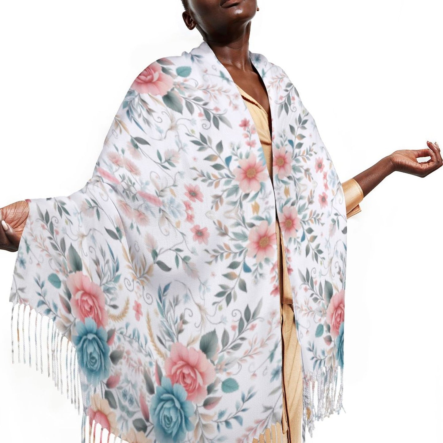 Cashmere-like Tassel Scarf