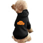 Halloween Custom Pet Hoodies-Partially Printed Pullover Sweatshirts