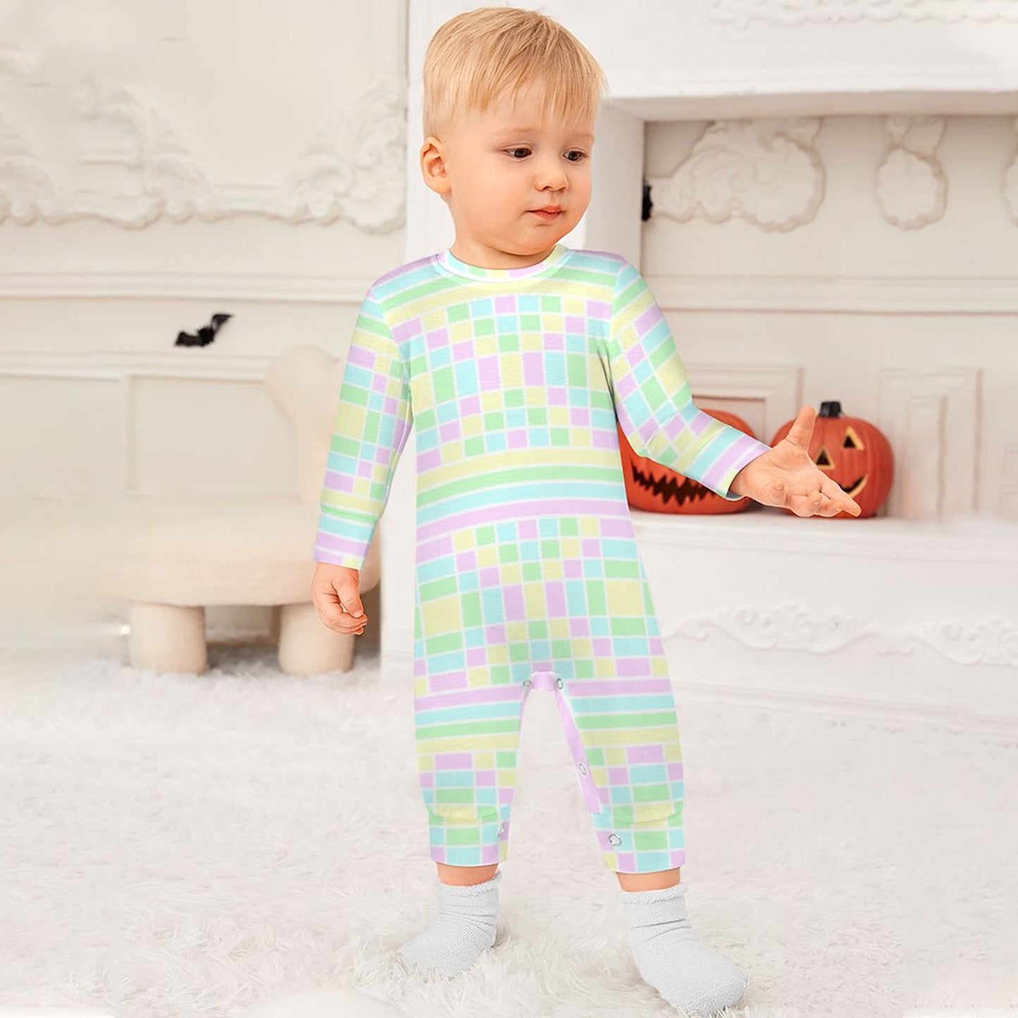 Pastel Color Baby Romper