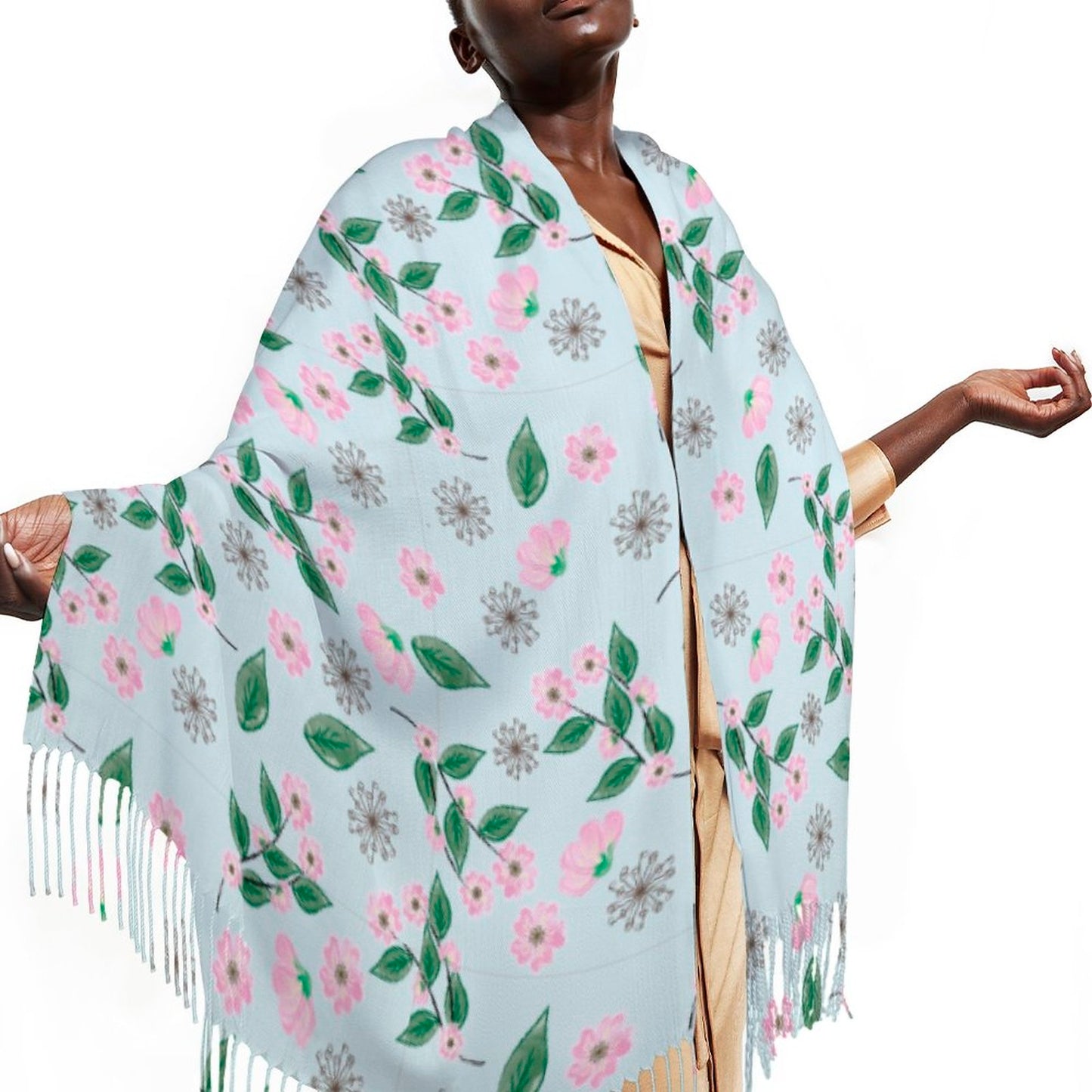 Cashmere-like Tassel Scarf