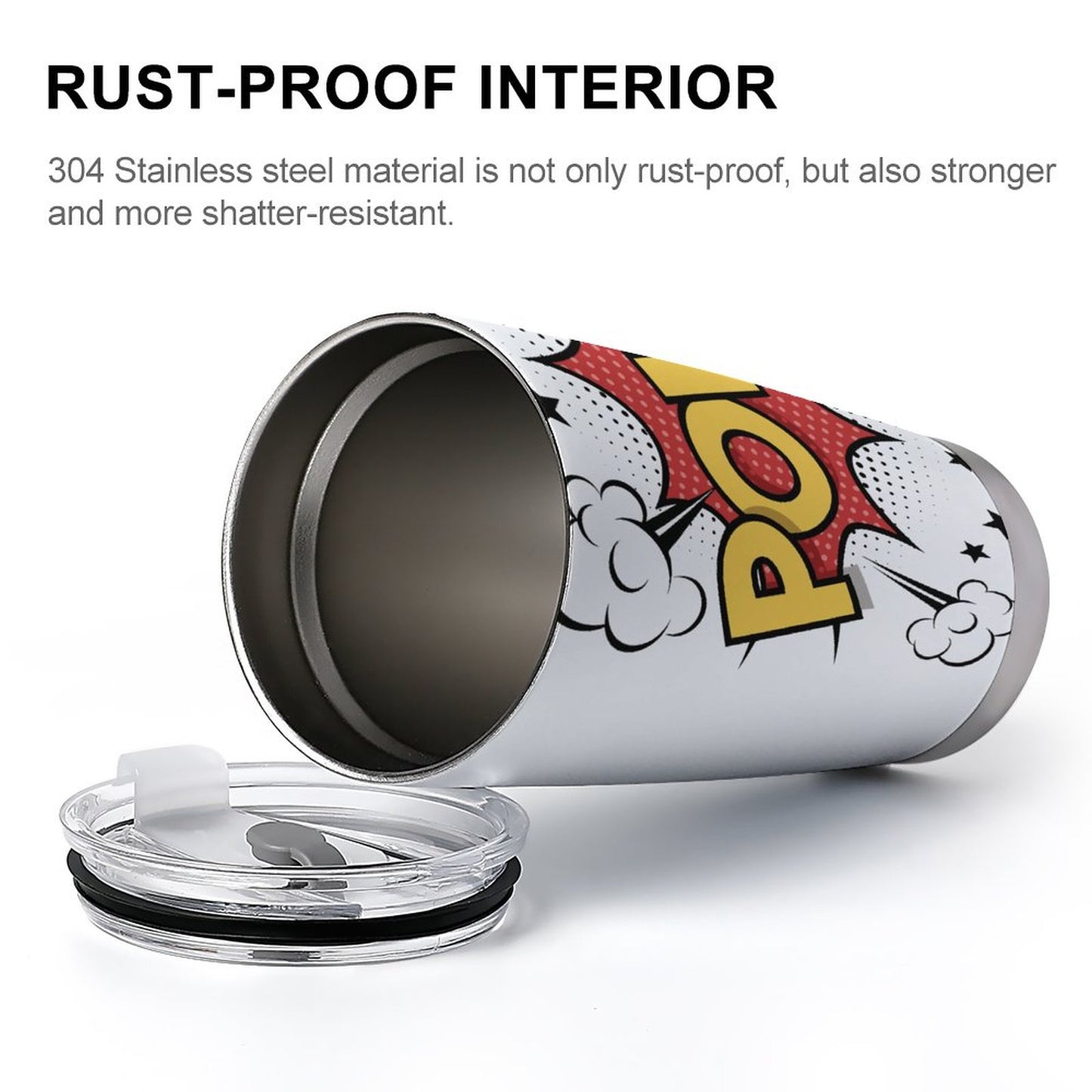 20oz Insulated Stainless Steel Cup with Lid