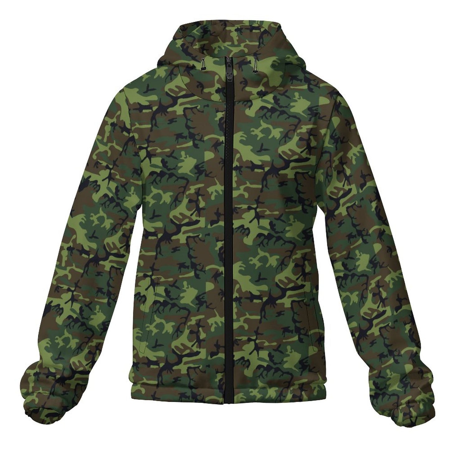 Hooded Short Trench Coat