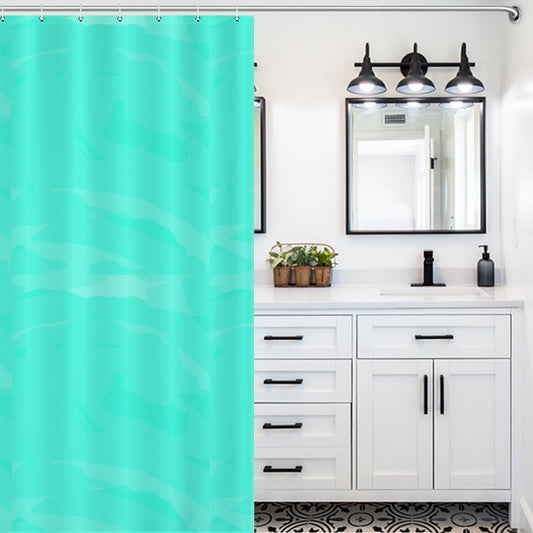 Teal Shower Curtain