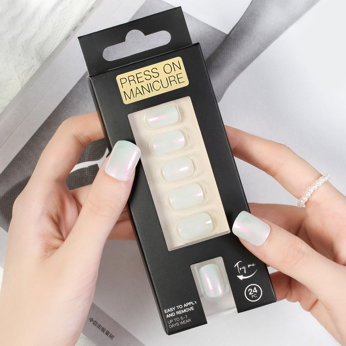 Aurora Glow Short Nail Set – Image 8