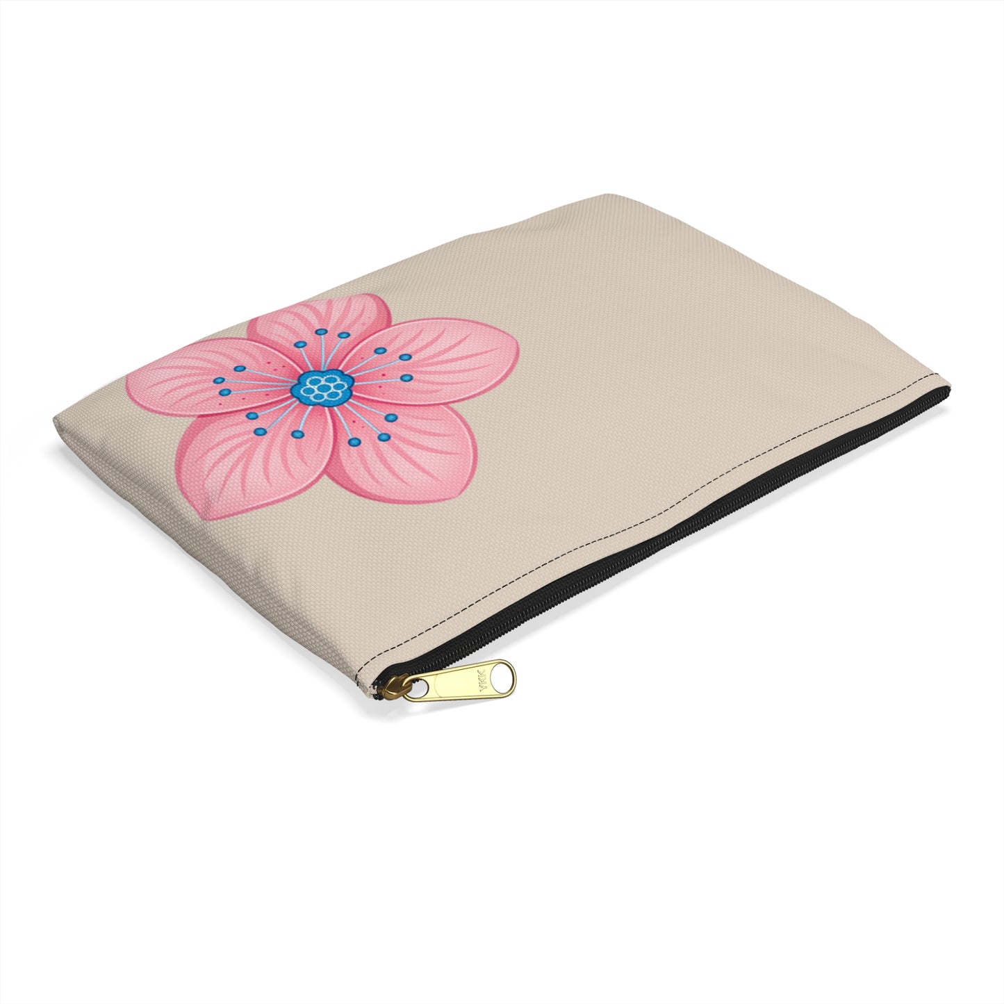 Floral Accessory Pouch - Pink Flower Makeup Bag, Travel Organizer, Gift for Her, Summer Essentials, Cute Storage