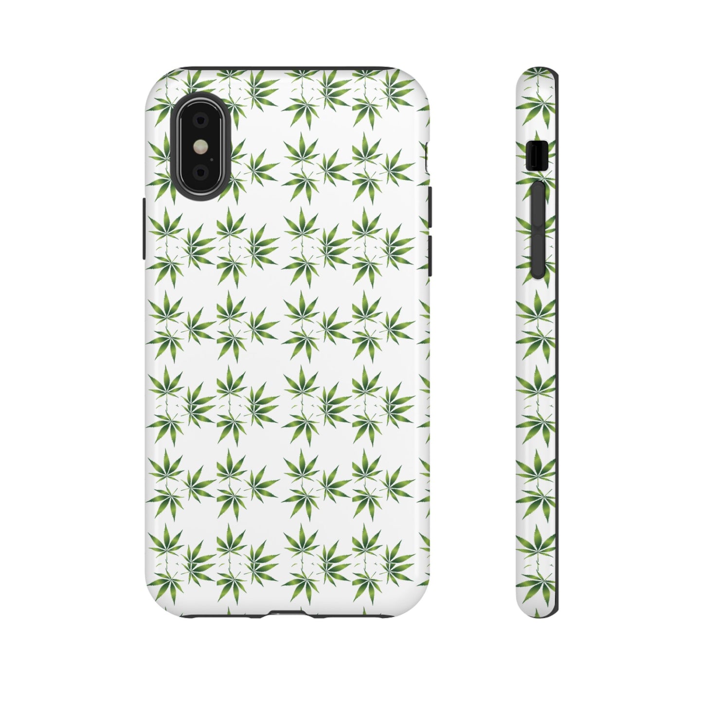 Stylish Phone Case with Cannabis Leaf Design, Durable Phone Cover, Gift for Stoner Friends, Unique Phone Accessory, Nature-Inspired Design