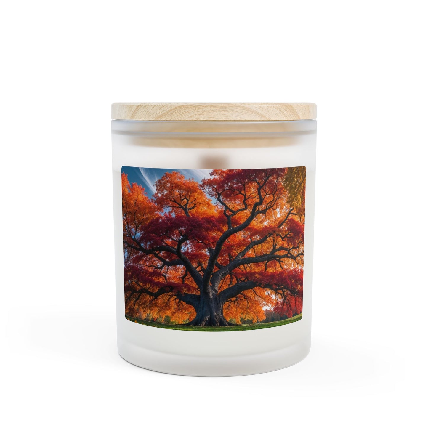 Autumn Tree Aromatic Candle - Cozy Home Decor, Gift for Her, Fall Season, Relaxation, Eco-Friendly