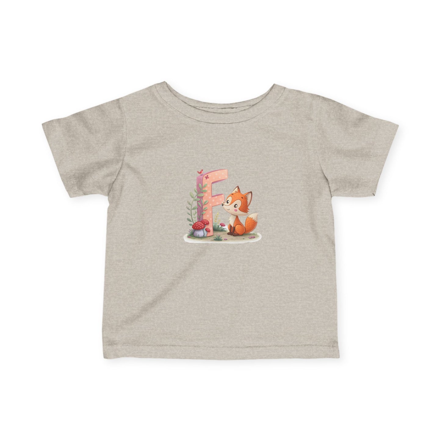 Whimsical Fox Infant Tee, Cute Kids Shirt, Personalized Baby Clothing, Baby Shower Gift, Eco-Friendly Toddler Tee