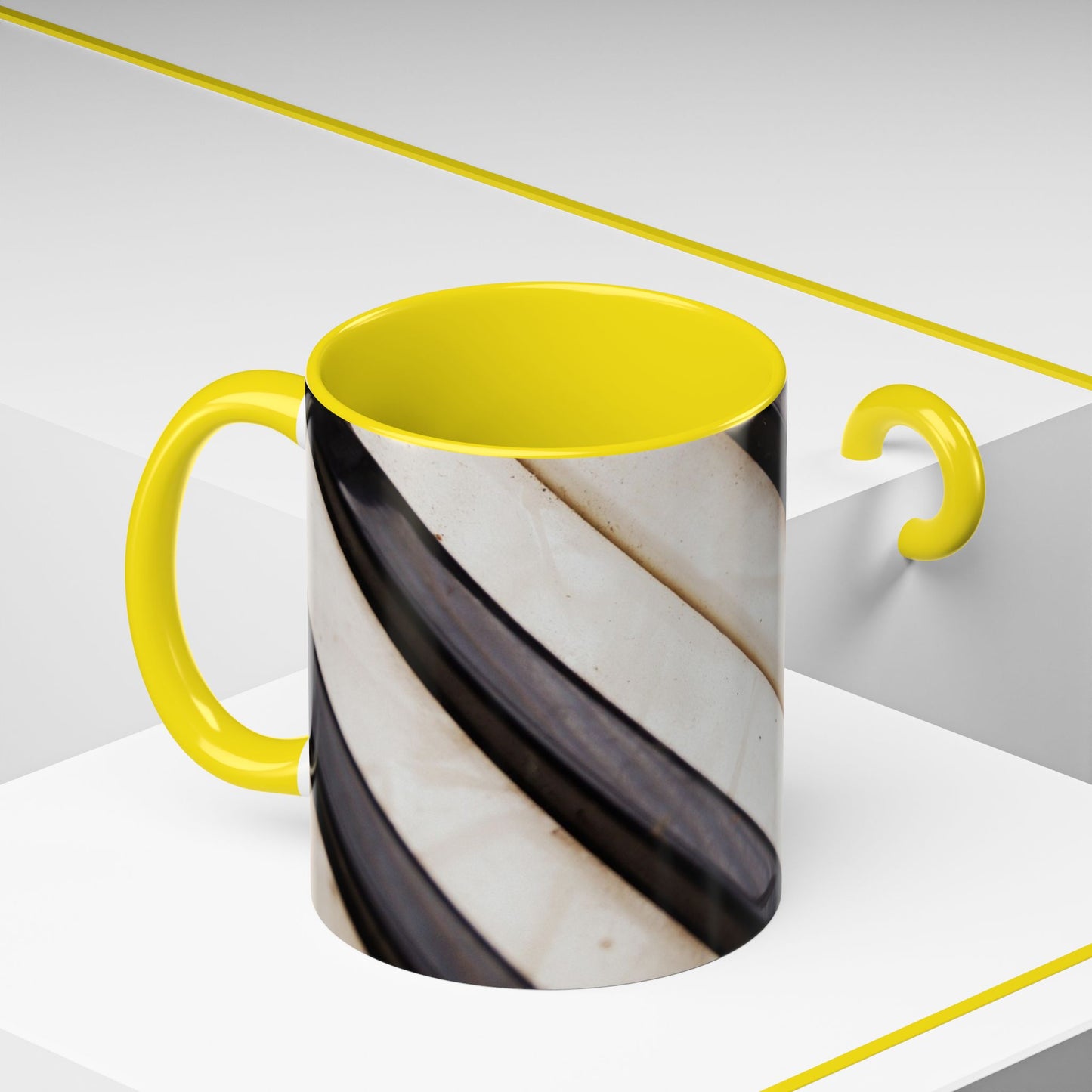 Musical Accent Coffee Mug | Piano Design, Coffee Lover Gift, Musician Mug, Stylish Drinkware, Home & Office Decor