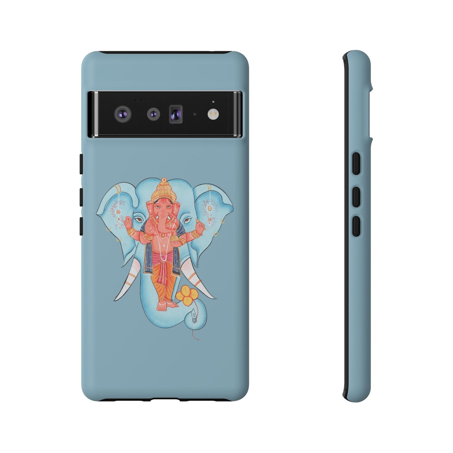 Tough Cases: Ganesh-Inspired Phone Case, Bohemian Phone Cover, Hindu Art Accessory, Festival Gift, Protective Phone Shell