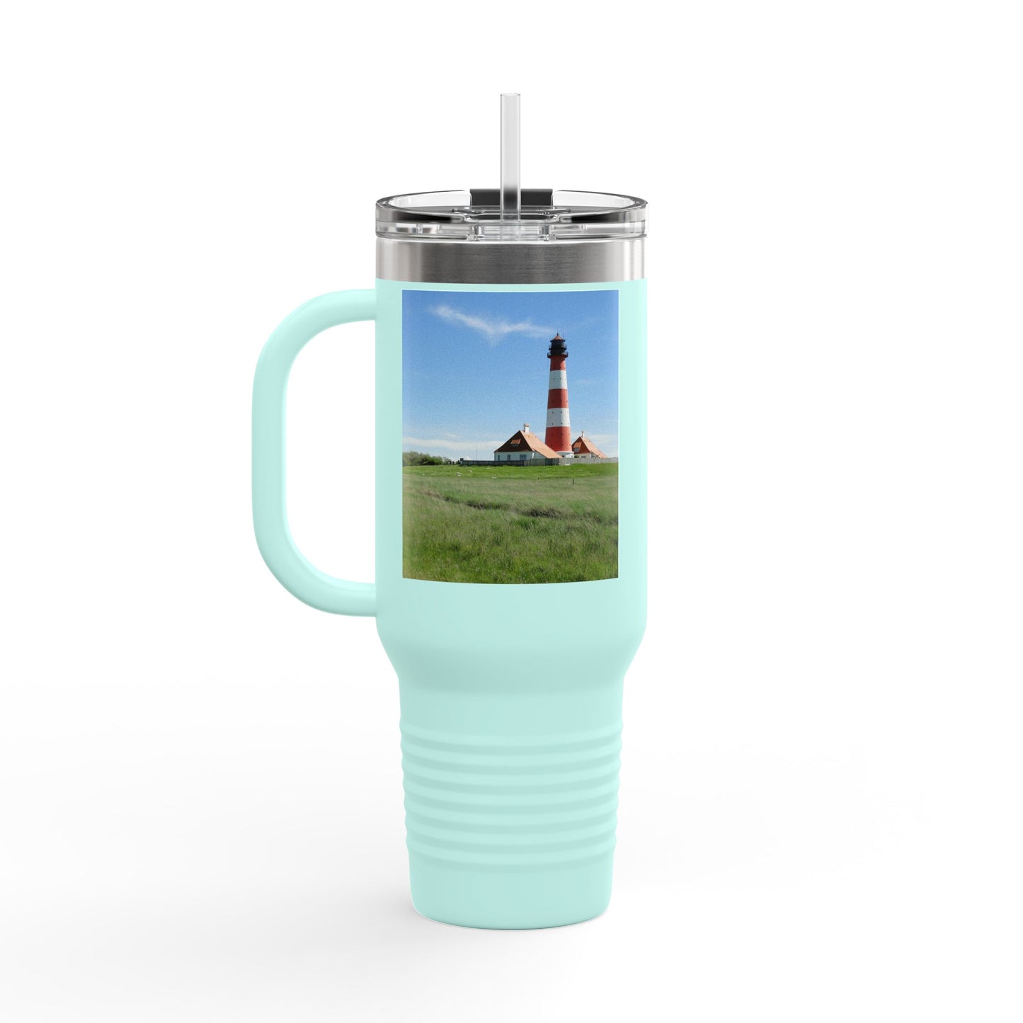 Scenic Insulated Travel Mug, 40oz | Perfect for Coffee Lovers, Outdoor Adventures, Travel Gifts, Eco-Friendly Sippers, Beach Days