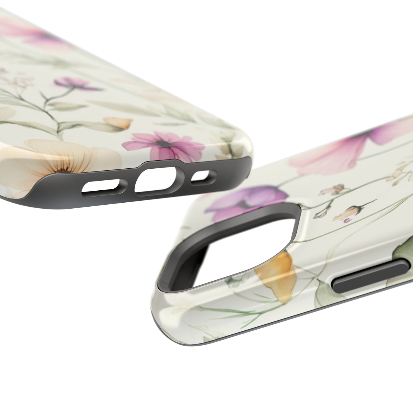 Floral Watercolor Magnetic Impact-Resistant Phone Case