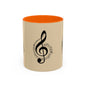 Musical Notes Coffee Mug - Perfect Gift for Music Lovers