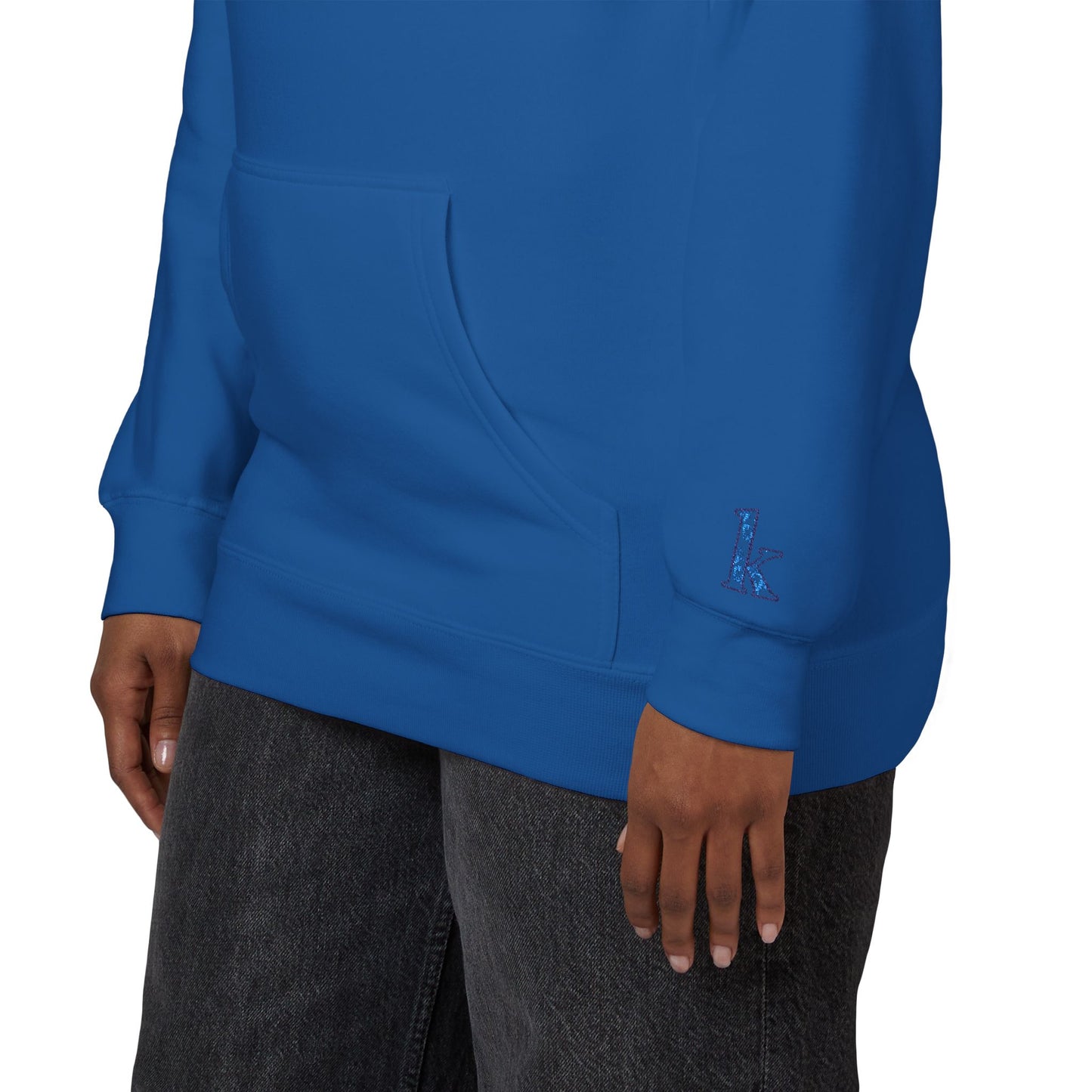 Cozy Floral Monogram Fleece Hoodie for Unisex - Perfect Gift for Birthdays, Valentine’s Day, Casual Wear, Adventure