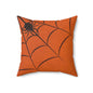 Halloween Spider Web Pillow, Cozy Fall Decor, Spooky Home Accent, Decorative Throw Cushion, Halloween Party Gift