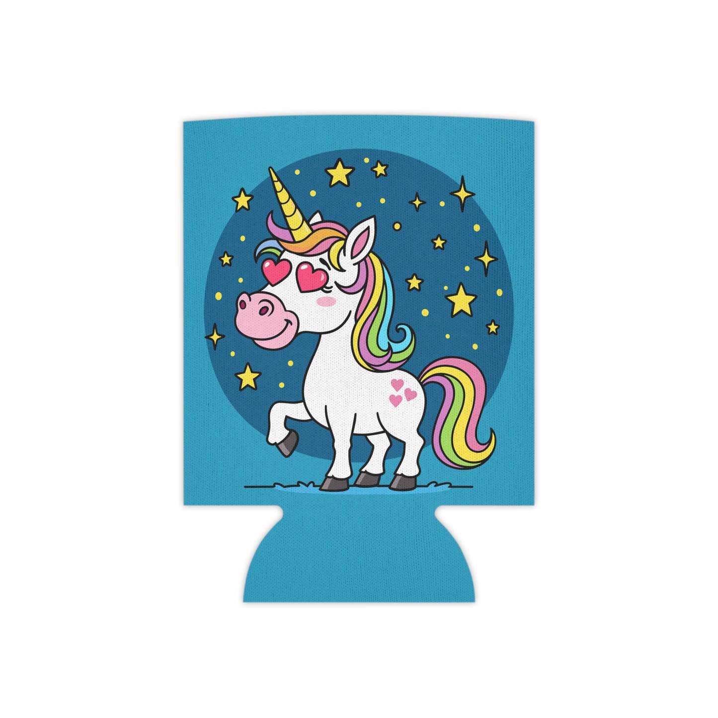 Whimsical Unicorn Can Cooler - Fun Drink Insulator for Parties, Birthdays, Summer BBQs, Magical Celebrations, Gift for Unicorn Lovers