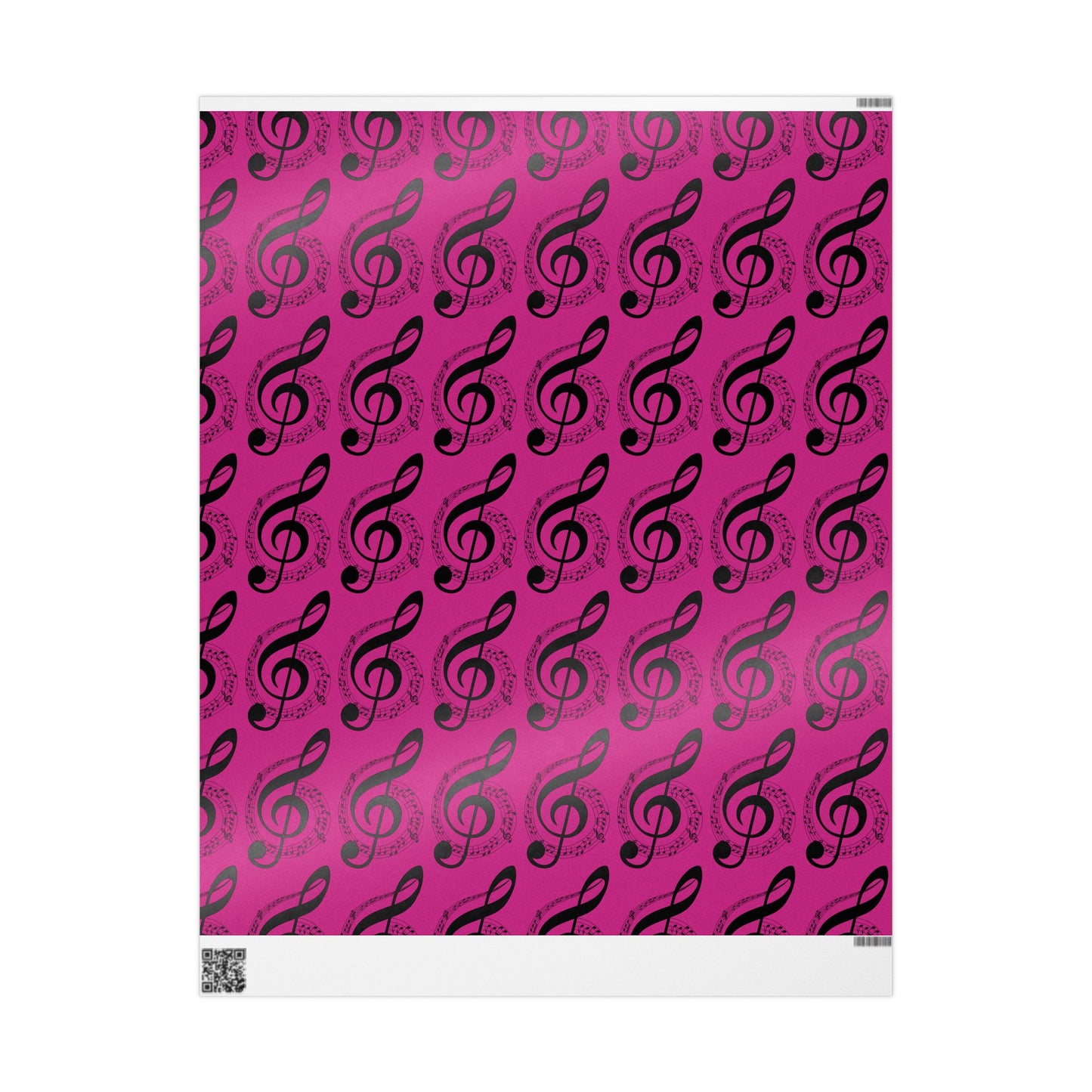 Musical Notes Wrapping Paper Fun Gift Wrap for Music Lovers, Birthdays