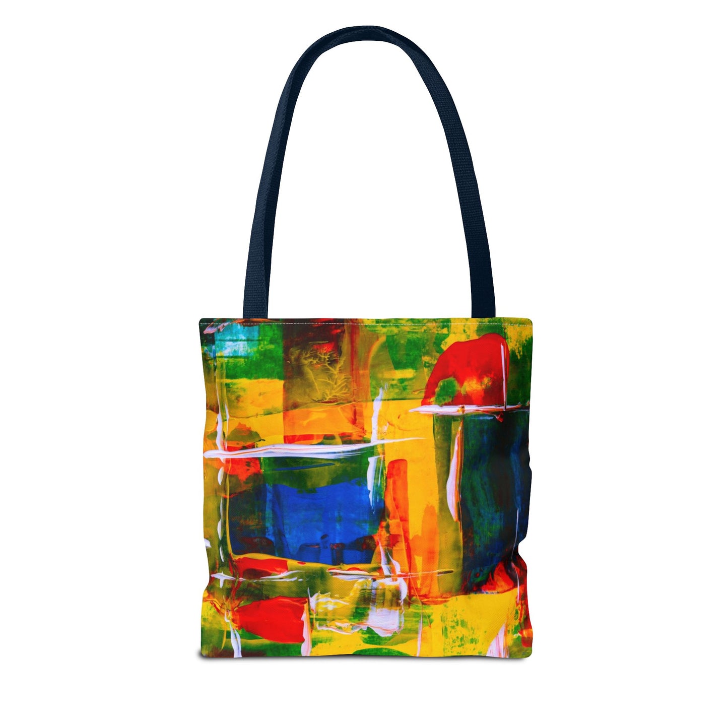 Vibrant Art Tote Bag, Colorful Shopping Bag, Summer Tote, Beach Bag