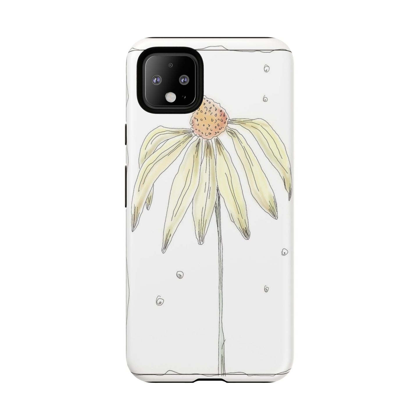 Flower Phone Case with Delicate Design, Tough Phone Cover, Nature Lover Gift, Floral Tech Accessory, Stylish Phone Protection