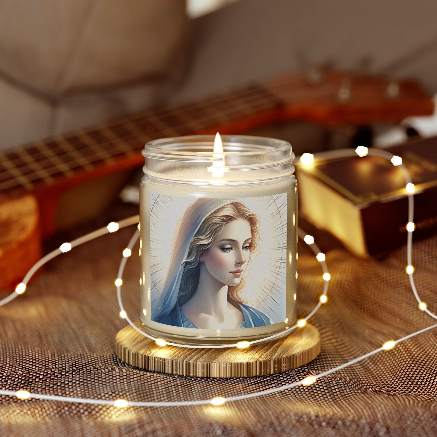 Coconut Apricot Scented Candles, Divine Serenity Candle, Meditation Candle, Gift for Her, Home Decor, Relaxation