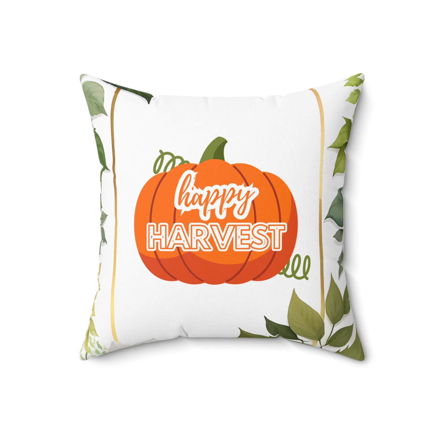 Botanical Elegance Square Pillow | Cozy Home Decor, Throw Pillow, Floral Accent, Gift for Her, Farmhouse Style