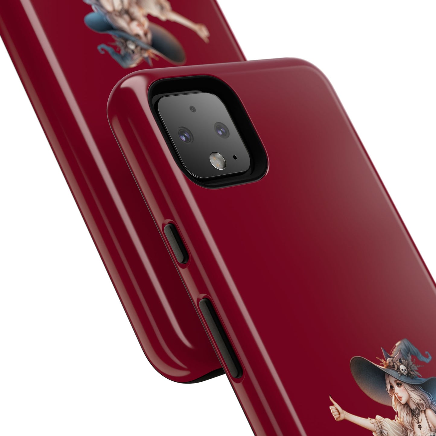 Witchy Phone Case - Magical, Durable - Halloween Gift, Cosplay Accessory, Cute Witch Design