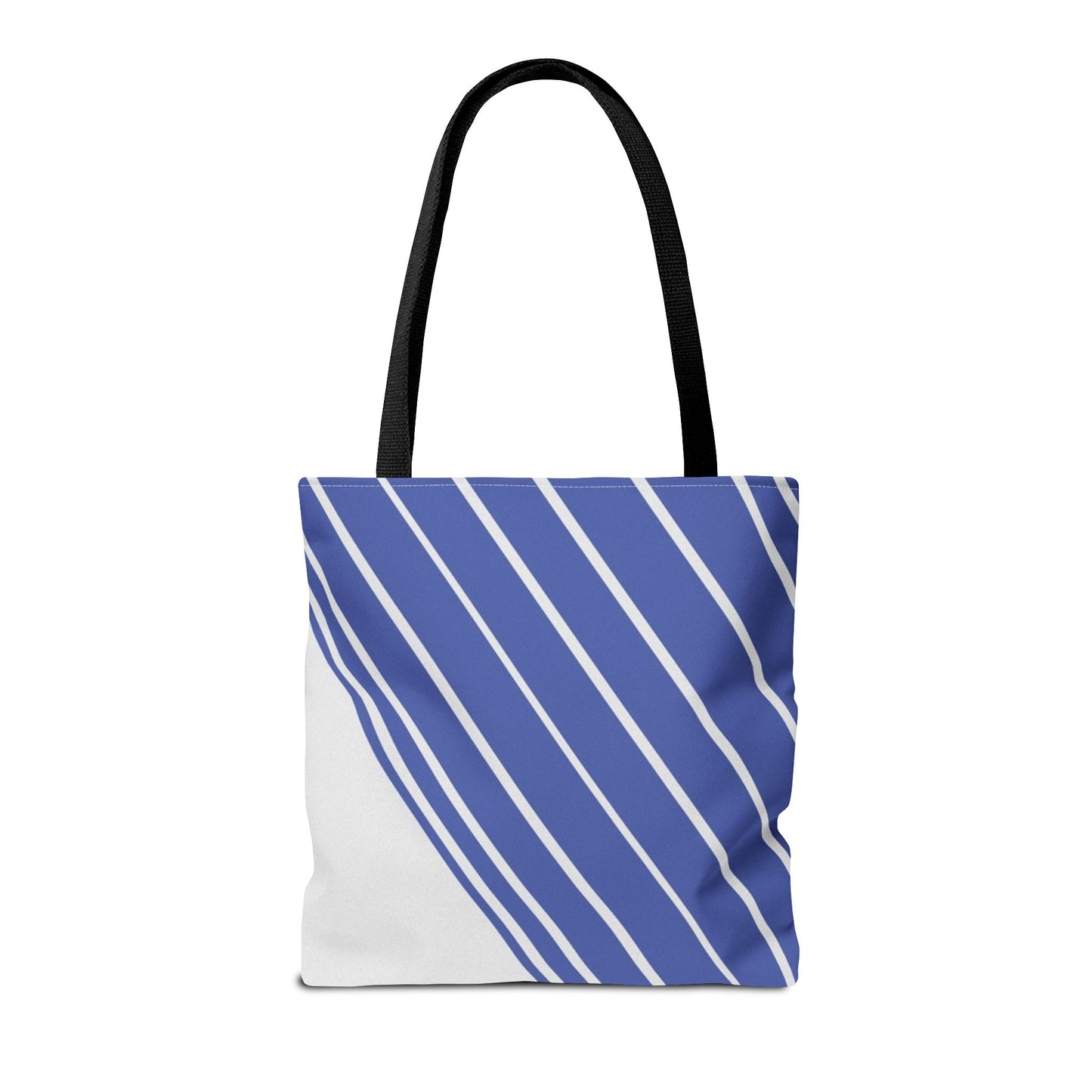 Chic Blue Striped Tote Bag, Stylish Reusable Shopping Bag, Beach Bag, Everyday Carry, Gift for Her