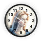 Serene Mary Wall Clock, Spiritual Decor, Gift for Mother's Day, Home Office Accent, Religious Artwork, Faith-Inspired Timepiece
