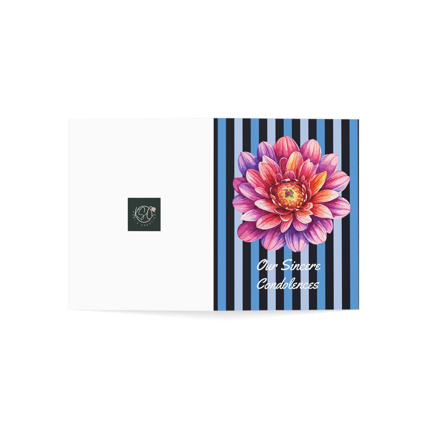 Elegant Floral Sympathy Cards Set - Perfect for Birthdays, Anniversaries, Thank You Notes, 1, 10, 30, 50pcs