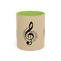 Musical Notes Coffee Mug - Perfect Gift for Music Lovers