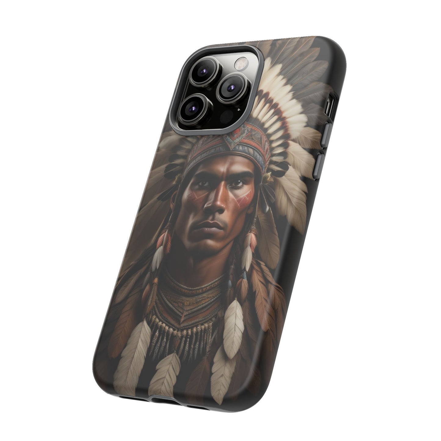 Native American Art Phone Case, Strong Culture Design, Unique Gift for Him or Her, Tough Cases, Customizable Protector, Tribal Style