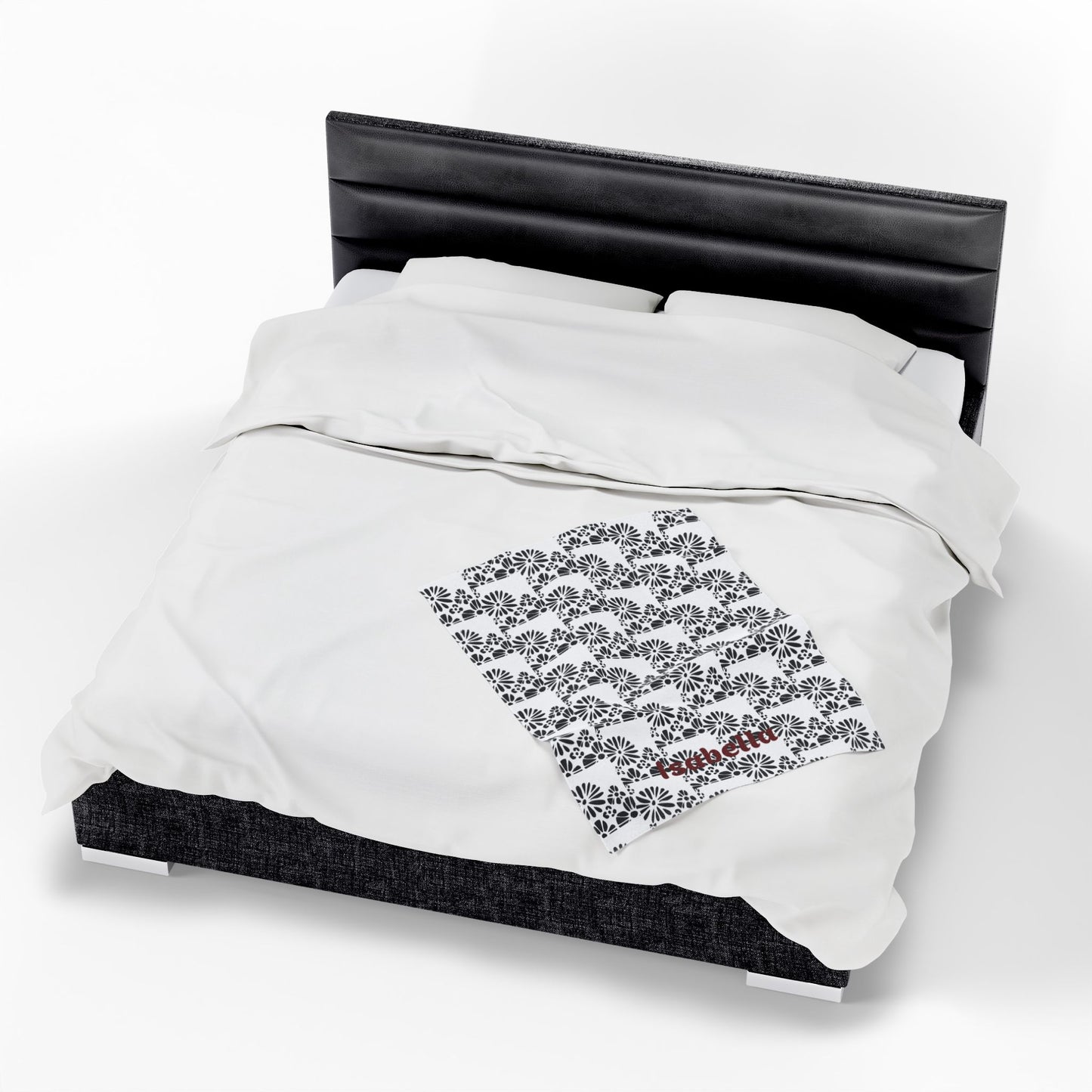 Cozy Personalized Plush Blanket Sophia