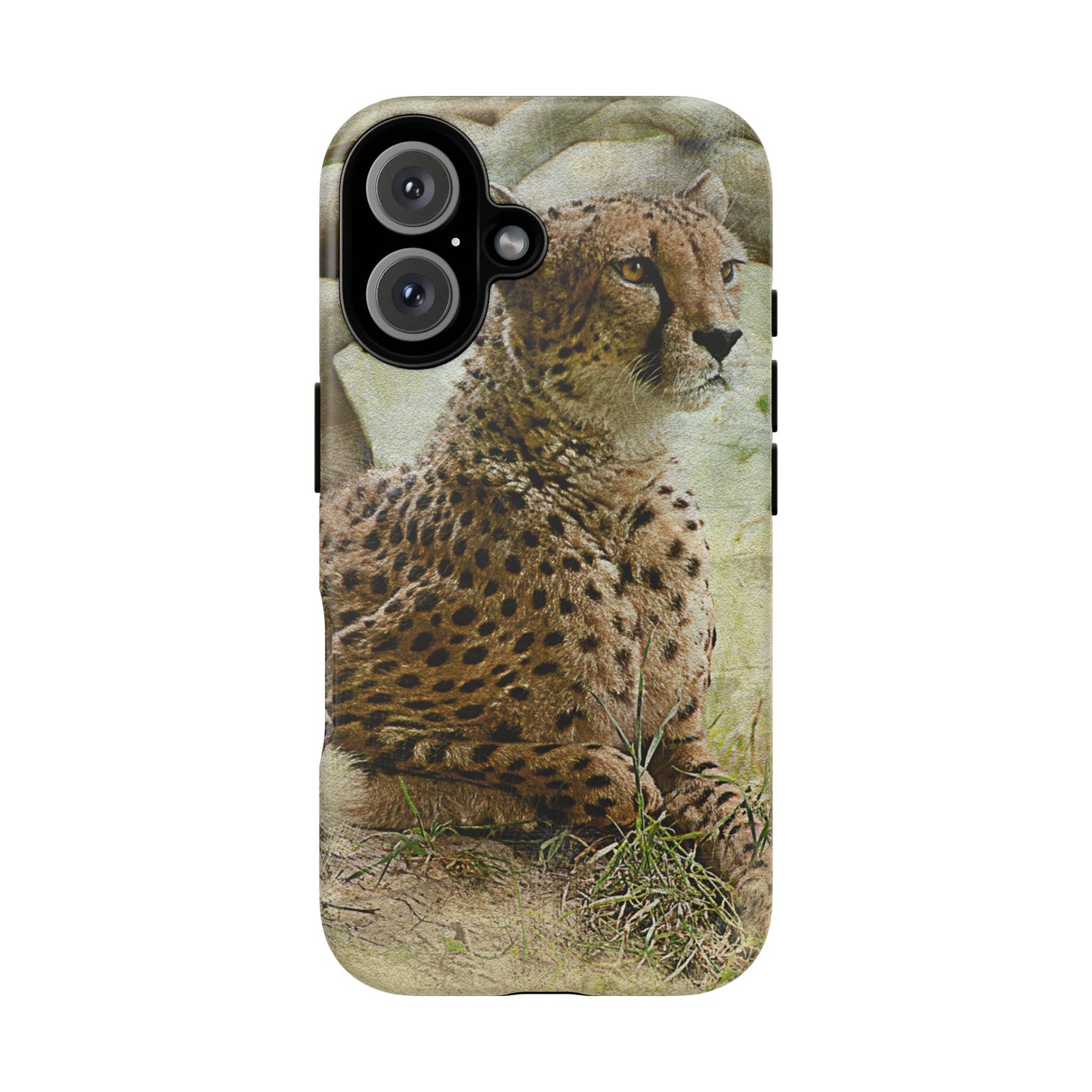 Cheetah Phone Case, Tough Cases, Animal Lover Gift, Wildlife Protection, Eco-Friendly Mobile Cover, Unique Phone Accessory