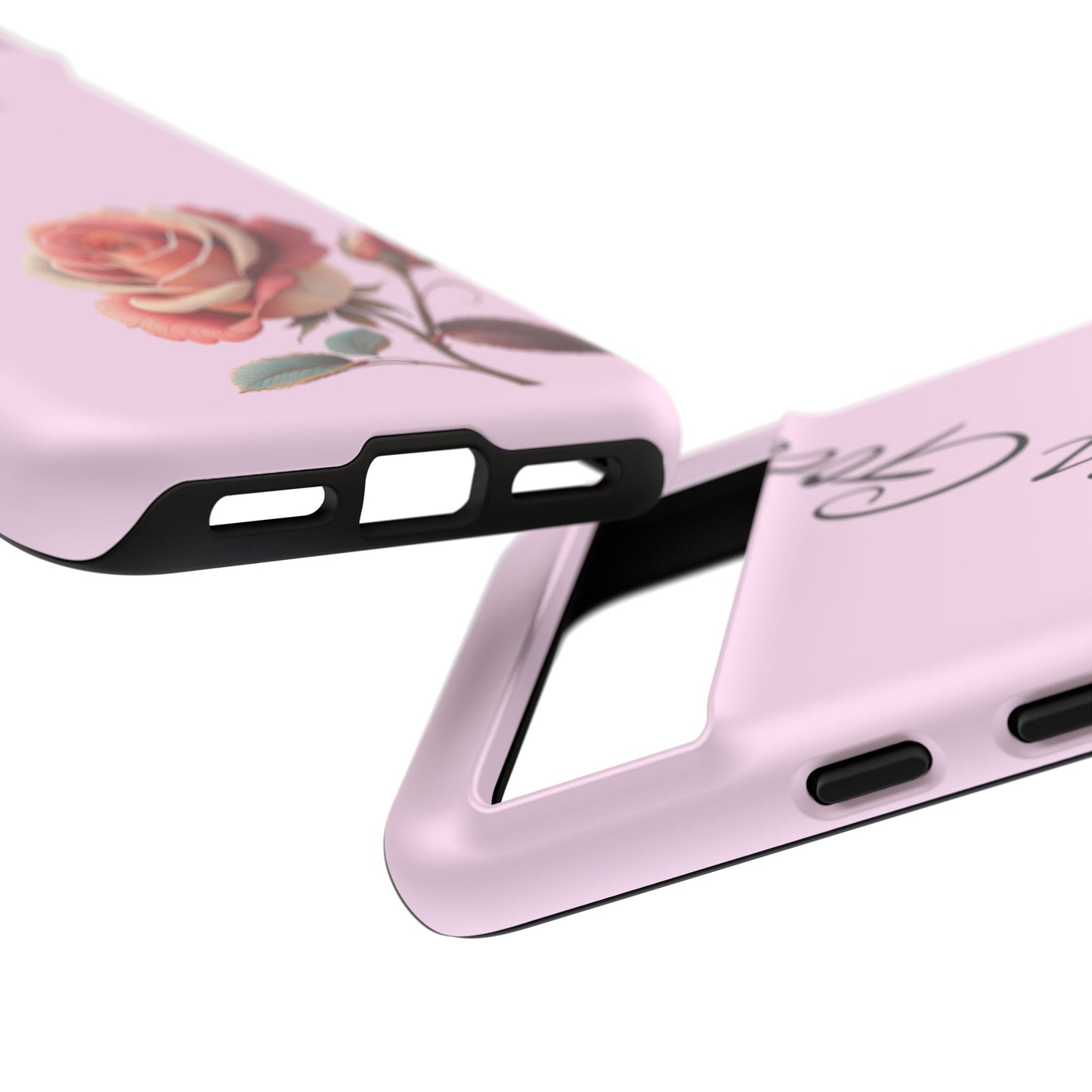 Roses & Positivity Phone Case - Floral Design, Life is Good, Tough Cases for Everyday Wear, Gift for Friends, Mother's Day, Spring [...]