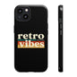 Retro Vibes Phone Case, Tough Phone Cover, Vintage Style Case, Gift for Music Lovers, Retro Aesthetic Accessory