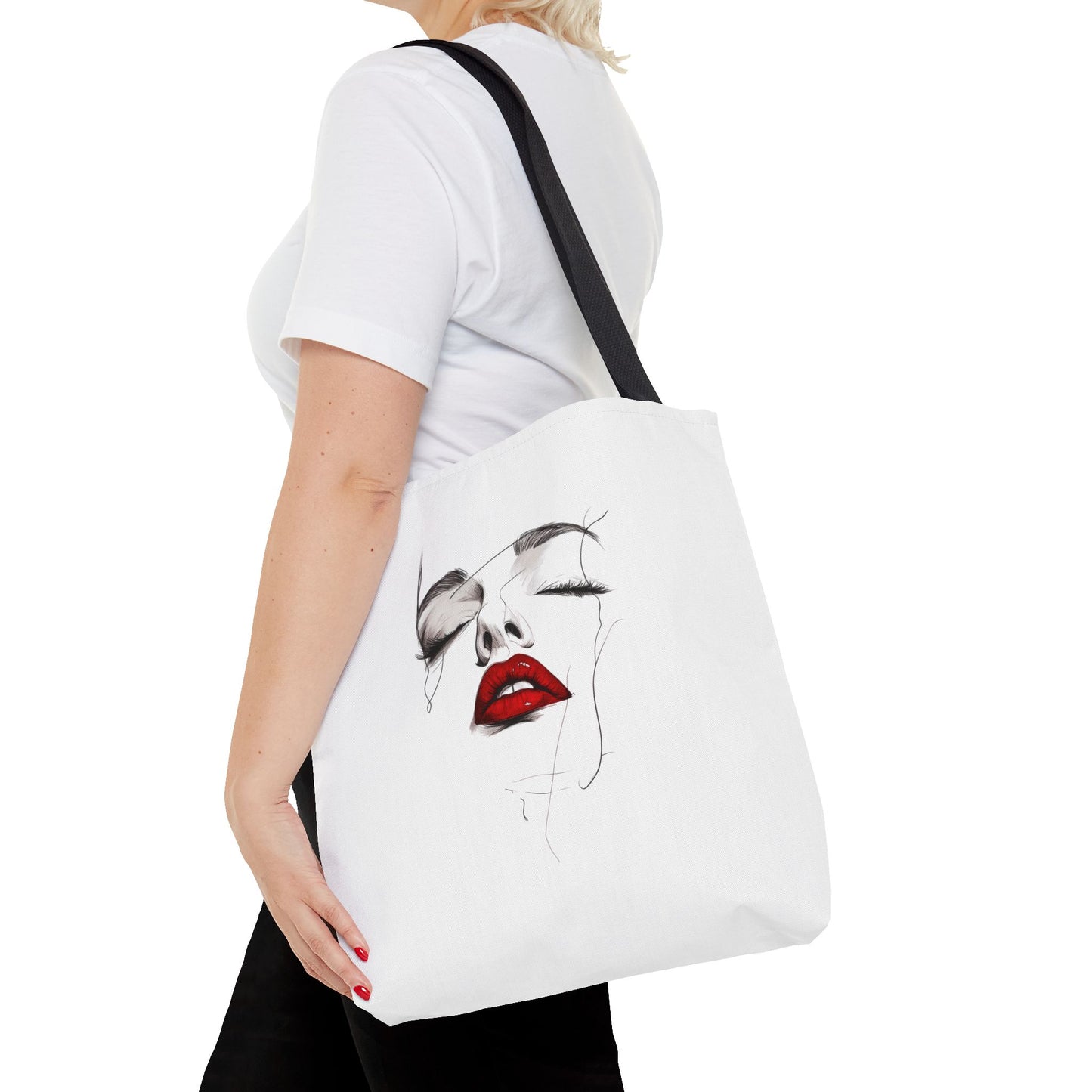 Chic Art Tote Bag, Fashion Tote, Stylish Handbag, Unique Gift, Art Lover’s Bag, Everyday Essentials, Casual Accessory