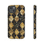 Elegant Gold & Black Phone Case for Tough Protection