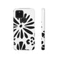Stylish Phone Case with Floral Design, Tough Phone Cover for Her, Trendy Black and White Cell Phone Case, Unique Gift for Birthdays [...]