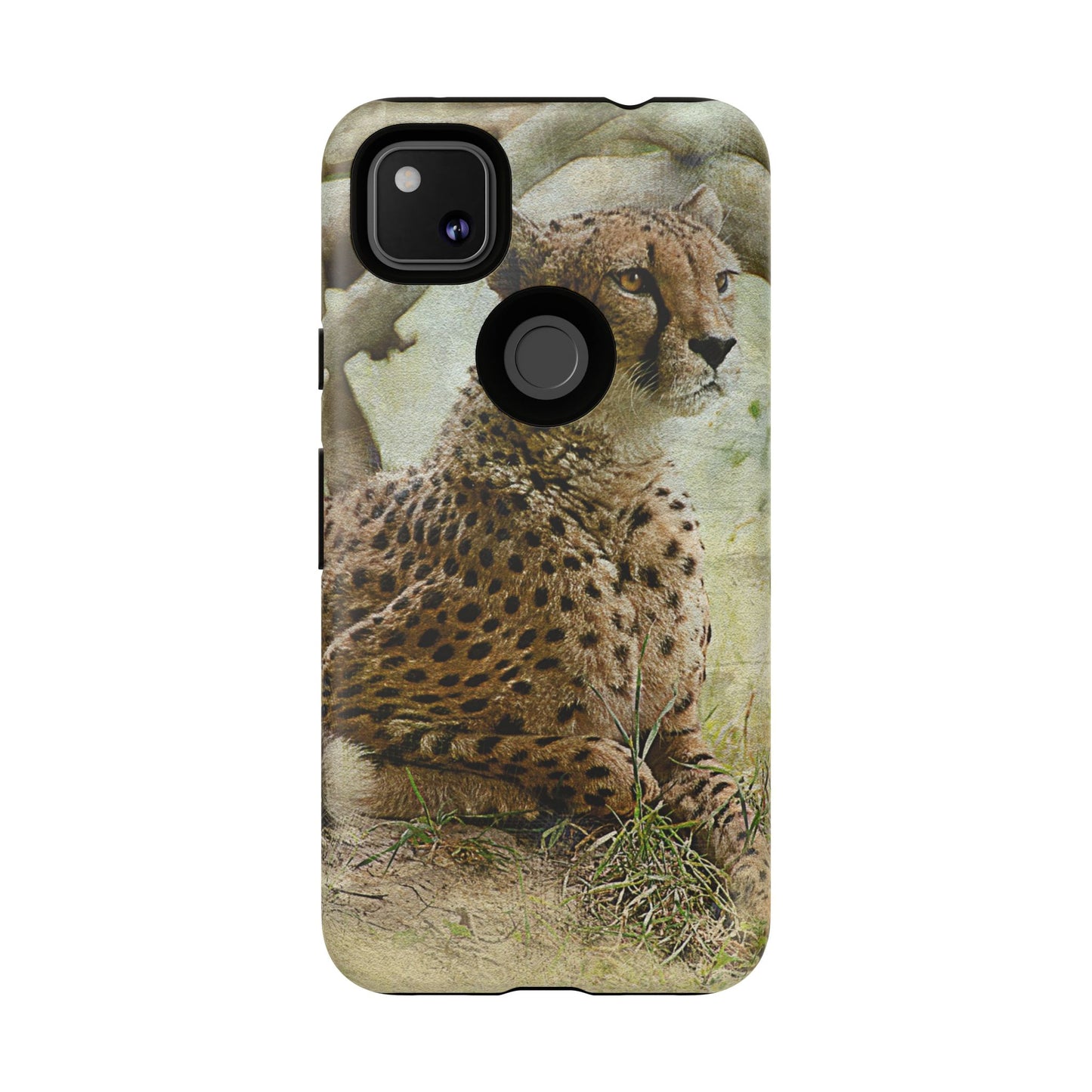 Cheetah Phone Case, Tough Cases, Animal Lover Gift, Wildlife Protection, Eco-Friendly Mobile Cover, Unique Phone Accessory